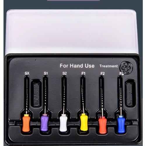 Endodontic files 21/25mm dental endo motor files instrument Teeth whitening dental instrument hand super files endo rotary SX-F3