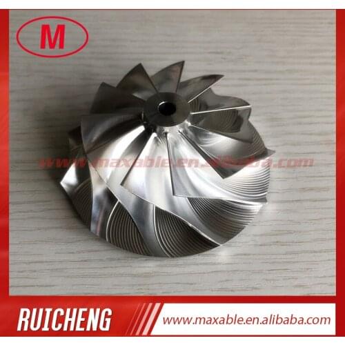 GT3084 61.33/82.00mm Cutback:6.0mm 11+0blades Turbo Billet/milling/aluminum 2618 compressor wheel for HKS3040