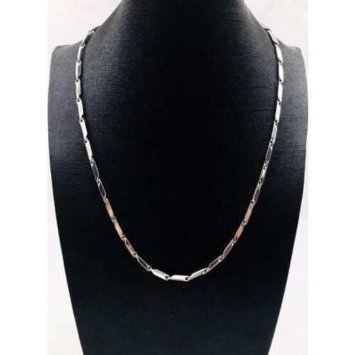 Huan Wen Hip HopStainless Steel Necklace Chains For Men Jewelry NK066