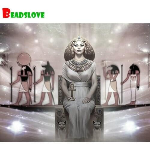 Diamond Painting Egypt queen classical Full Square Round Drill 5d Diamond Embroidery Diamond Mosaic Home Decoration Handmade new