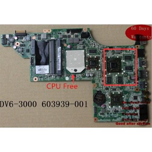 Placa , Motherboard , For HP Pavilion DV6 DV6-3000 DA0LX8MB6D0 LX8 LX89 , 603939-001