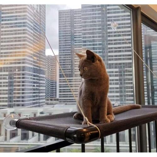 Cute Pet Hanging Beds Cat House Bearing 25kg Cat Sunny Window Seat Mount Pet Cat Hammock Comfortable Cat Pet Bed Shelf Seat Beds