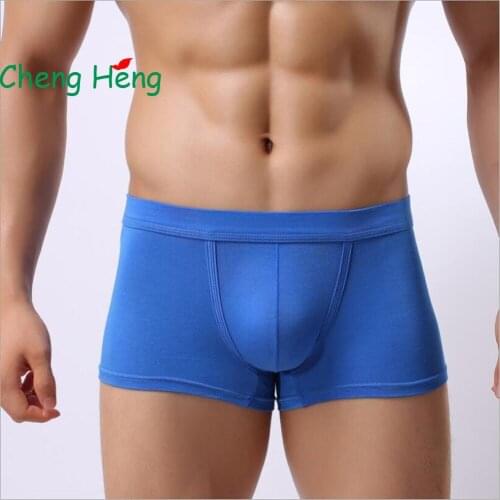 CHENG HENG Genuine Recycled Fiber Mens Boxer Fashion Comfortable Underwear Flat Feet Pants