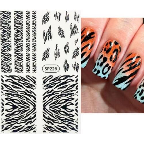 Animals Skins Nail Snakeskin Sticker Nails Decoration Nail Foils 3D Effect Nail Ultra Thin Nail Foil Snakeskin Manicure Transfer