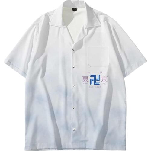 2021 New Anime Tokyo Revengers Swastika Summer 3D Unisex Short Sleeve Shirt