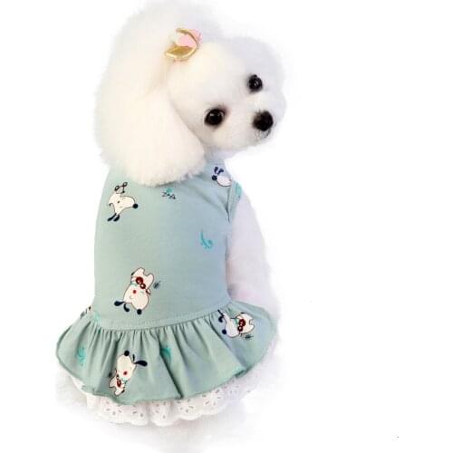 Dog Dress Pet Dog Clothes for Small Dog Dress Skirt Puppy Clothing Spring Pet Clothes Chihuahua Yorkie