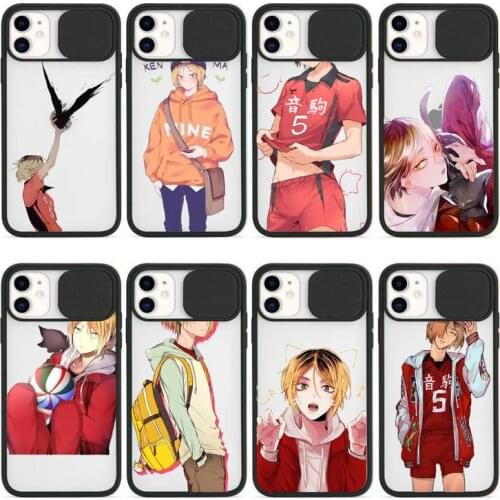 Kenma Kozume Of Haikyuu anime Phone Case Transparent for iPhone 7 8 11 12 se 2020 mini pro X XS XR MAX Plus