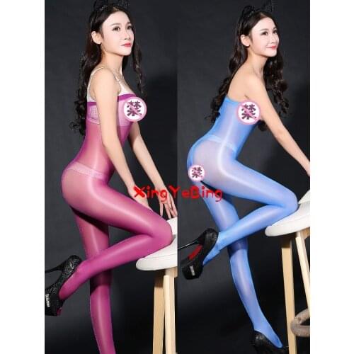 Sexy Silk Stockings To Avoid Taking Off Sexy Carving Empty Jumpsuit Wrapped Chest Wipe Breast Temptation Womens Wear