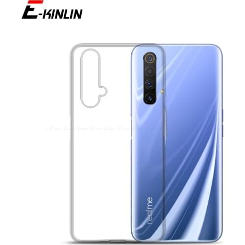 Silicone UltraThin Clear Soft Full Cover For Oppo Realme X X7 Lite X2 XT X50 Pro X50m X3 Super Zoom TPU Back Case