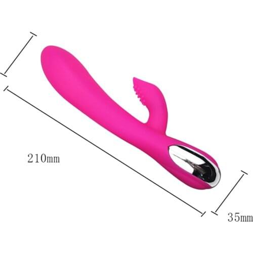 G Spot Rabbit Heating Dildo Vibrator Orgasm Adult toy USB Charging Strong Masturbation Female Sex Products Adult Sex Products