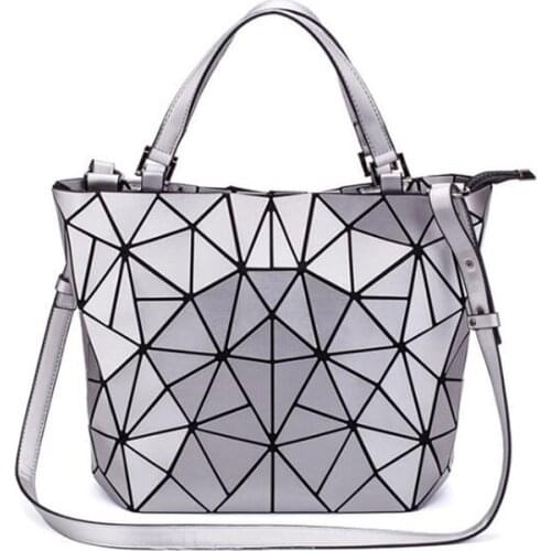 Woman 2020 Fashion Bao Bags Geometric Message Bag Crossbody Bags Handbag Clutch Sac a Main Beach Bag bolso mujer Handbags Silver