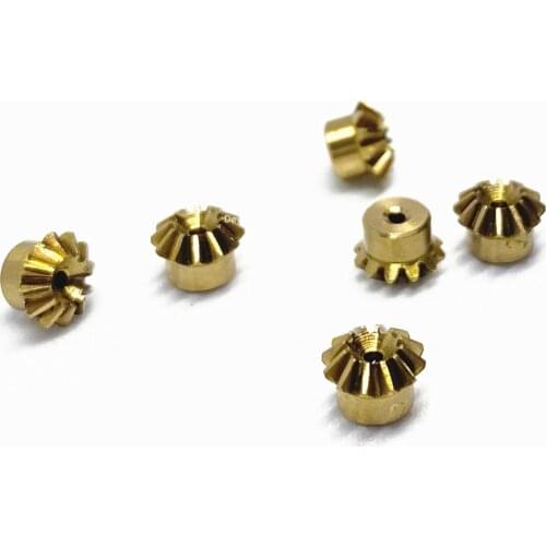 0.4M 12T 1mm Bevel gear Transmission 45 degrees 90° 1:1 12 Teeth gear