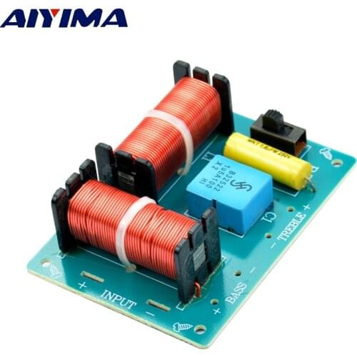 2Pcs Frequency Treble Divider Two Way Professional Speaker Crossover Filter Treble Divider 227 Frequency Dividers