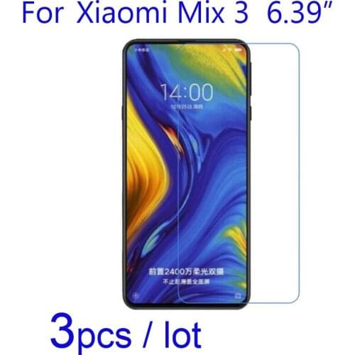 3pcs/lot Xiaomi MIX 3 Screen Protectors Clear/Matte/Soft Nano Anti-Explosion Protective Films for Xiaomi Mix3 6.39inch LCD Guard