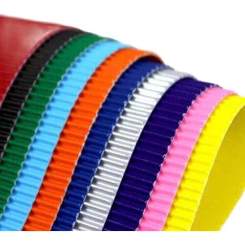 A4 10Sheets Corrugated Cardboard in Assorted Colors Perfect for scrapbooks, insert pads, box making, cards, filler