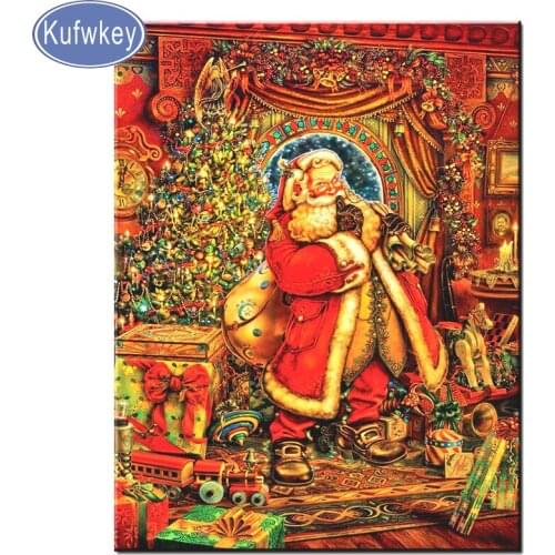 Diamond Embroidery Santa Claus,diamond painting christmas,Cross Stitch, diamond cross stitch complete kit,Mosaic art,bless gift