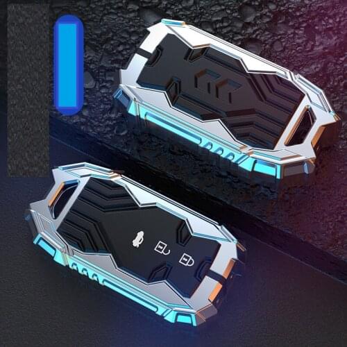 Zinc Alloy Silica Gel Key Case Key Cover for Honda Accord Civic 2018 2019 Odyssey CRV Pilot HRV Vezel City keyless entry