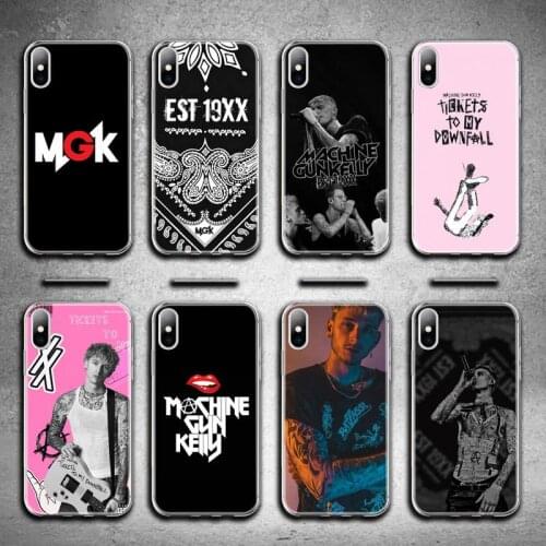 Rapper Machine Gun kelly MGK Phone Case For iphone 12 11 Pro Max Mini XS Max 8 7 6 6S Plus X 5S SE 2020 XR Silicone Soft cover