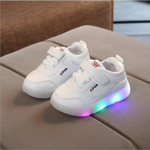 Size 21-30 Children Casual Baby Shoes Glowing Sneakers Kid Led Light Up Toddler Baby Unisex Shoes Sneakers with Luminous Sole K2