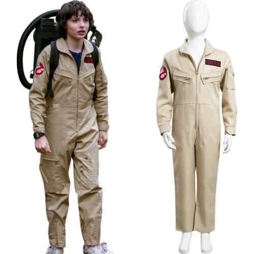 Kids Ghostbusters Cosplay Costume Jumpsuit Outfits Uniform Halloween Carnival Suit