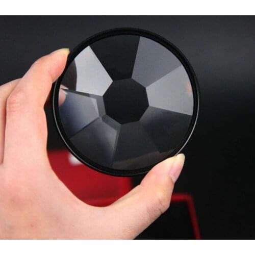 Camera 77mm Kaleidoscope Prism Filter Foreground Blur Lens SLR Accessory Filter