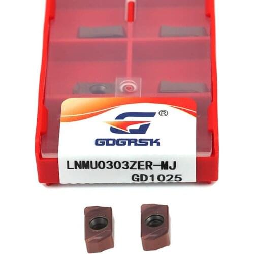 LNMU0303ZER-MJ GD1025 LNMU0303ZER-MJ GD1125 Carbide Milling Insert CNC Lathe Tool Milling Turning Tool,Used For Lathe Processing