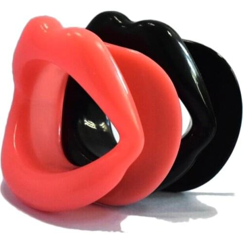 Erotic Toys Rubber Opening Mouth Gag Sexy Lip Oral Sex Gag Bondage Restraints Fetish Slave Tools Adult Sex Toy For Couples