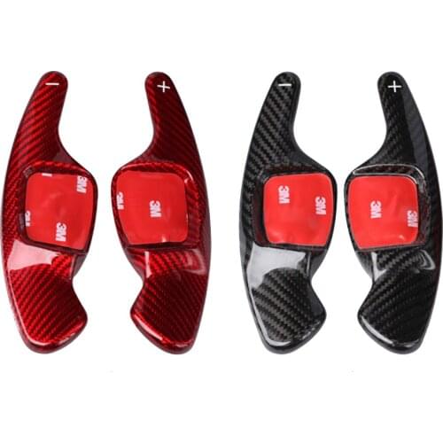 Carbon Fiber Steering Wheel Shift Paddle Shifter Cover Trim For VW Golf 8 MK8 2020 Passat B8 Golf 7 7.5 Tiguan Arteon 2018 2019