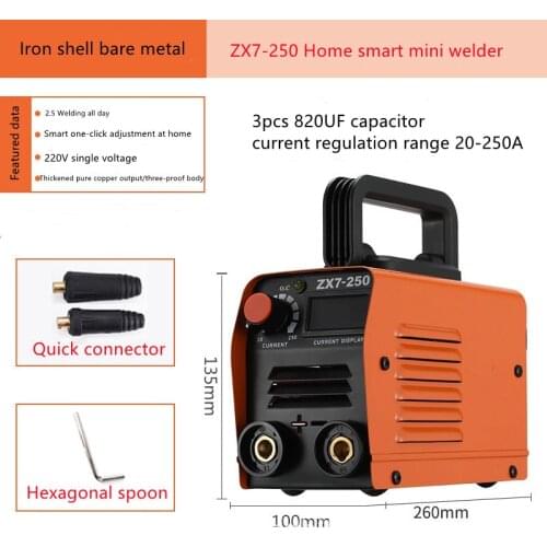 220v Portable Mini Arc Welding Machines DC Inverter ARC Welder Handheld Electric Welders Adjust 20-250A Current
