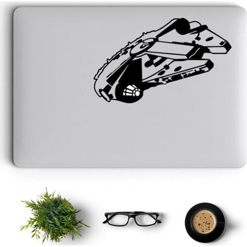 Millenium Falcon Spaceship Laptop Sticker for MacBook Pro 16" Air Retina 11 13 15 Inch Mac Book Skin Notebook Cover Vinyl Decal