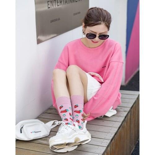 The latest fashion street hip-hop men and womens socks in the bucket fashion socks skateboard creative 5 pairs of clothes