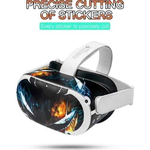 53CC VR Headset Sticker Compatible with Quest 2 Virtual Reality Headsets and Controller Special Style Perfectly Fit