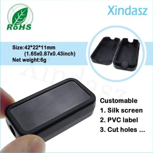 10pcs/lot)Free shipping 42*22*11mm plastic enclosure for electronics