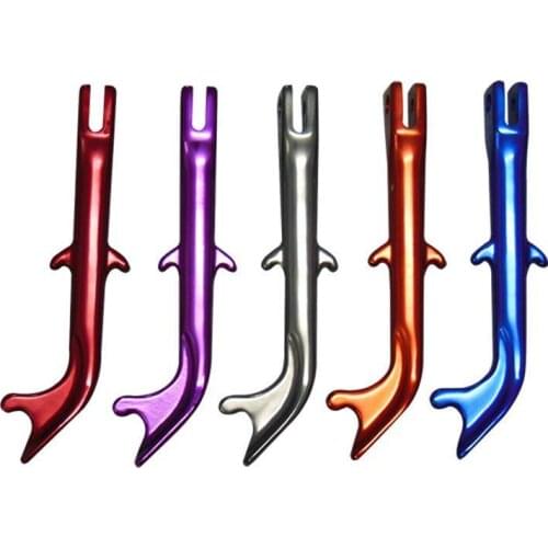 Motorcycle Kickstand CNC E-bike Modified Foot Brace Side Tripod Stand Aluminum Alloy Monopod Kickstand Tripod Stand for Yamaha