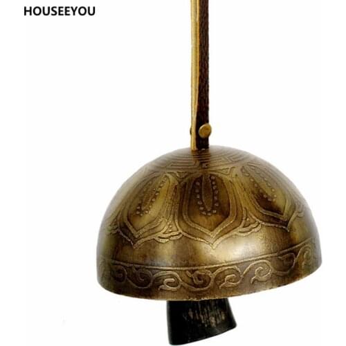 Retro Carved Camel Hanging Bells 10cm Large Diameter Wind Chimes House Landscape Garden Outdoor Decoration Wind Chime Bells