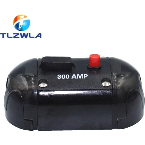 100A 150A 200A 250A 12V Car Truck Audio Amplifier Circuit Breaker Fuse Holder AGU Style Stereo Amplifier Refit 4GA to 4GA Cable