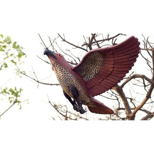 Bird Scarecrow Fake Decoy Bird Repellent Garden Hanging Decor Outdoor Garden Yard Safe and Humane