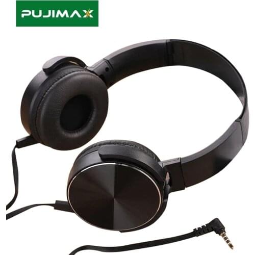 PUJIMAX Wired Gaming Headset With Microphone 3.5mm Active Noice Cancelling Stereo Over Ear Headphones For PC Phone Tablet Laptop