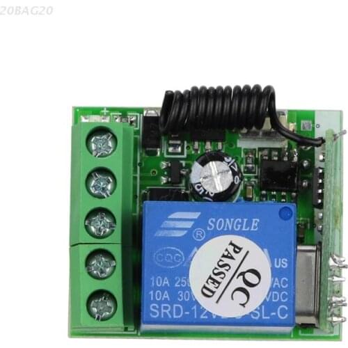 433Mhz Wireless RF Switch Long Range DC 12V 2 Channels Wireless Remote Control Switch DC12V Relay Receiver Module