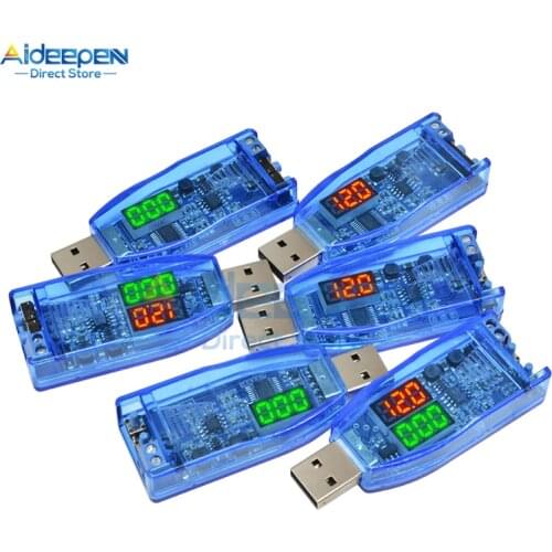 LED DC-DC 5V to DC 1-24V Adjustable Potentiometer USB Step Up/Down Buck Boost Converter Power Supply Voltage Regulator Module