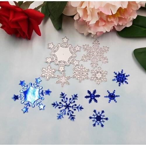 Christmas snow metal cutting die 2019 new DIY scrapbook for CARDS, envelopes decorative paper card process
