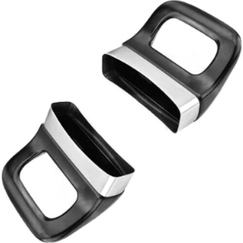 2PCS Pot Handle Kitchen Tool Black Dismountable Replacement Ergonomic Double Hole Anti Scalding Bakelite Grip Pan Household