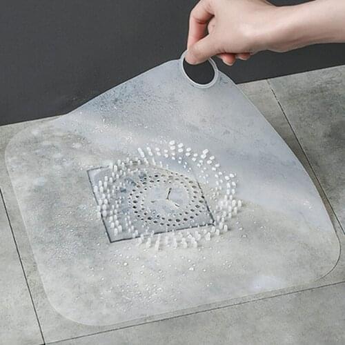 Silicone Drain Mat Bathroom Sink Filter Bathroom Floor Cover Kitchen Sewer Filter Bath Shower Cover Drain Strainer Hair Stopper