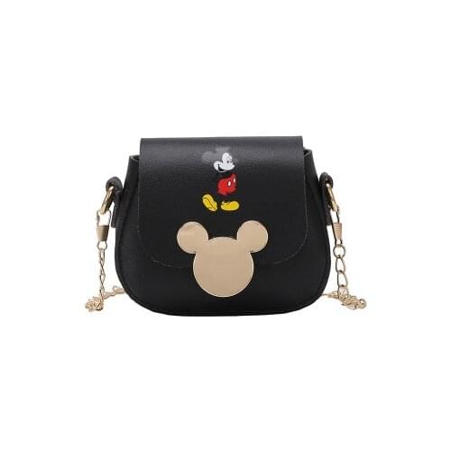 Disney mickey mouse pu messenger shoulder bag new bag female mini children coin purse fashion Mickey pattern chain bag