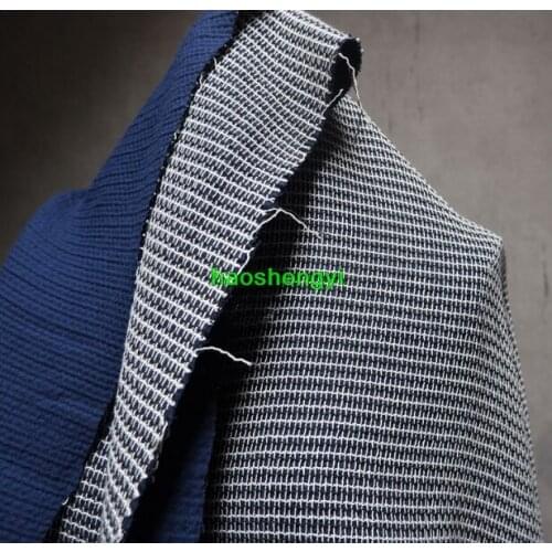 High-quality cotton component three-dimensional woven texture garment fabric / half price