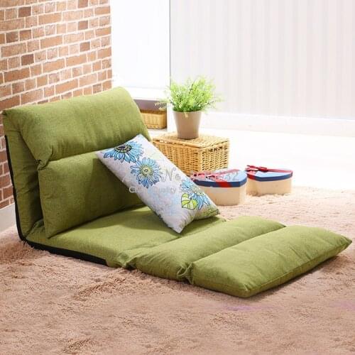 Japanese Tatami Sofa Lazy Bean Bag Sofa Folding Recliner Chair Creative Leisure Sofa Removable Sofa Bed Living Room Furniture