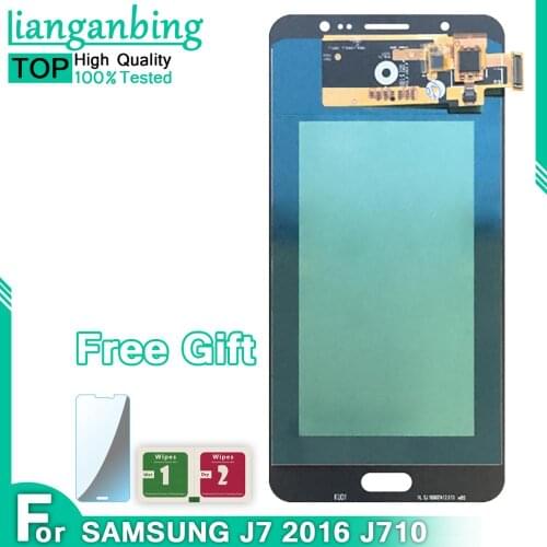 INCELL OLED LCD J7 2016 J710FN J710F J710M J710Y Display 100% Tested Working Touch Screen Assembly For Samsung Galaxy J710