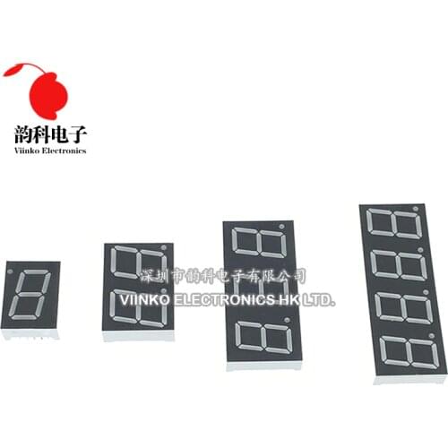 1pc 0.56inch LED display 7 Segment 1 Bit/2 Bit/3 Bit/4 Bit Digit Tube Red Common Cathode / Anode Digital 0.56 inch led 7segment