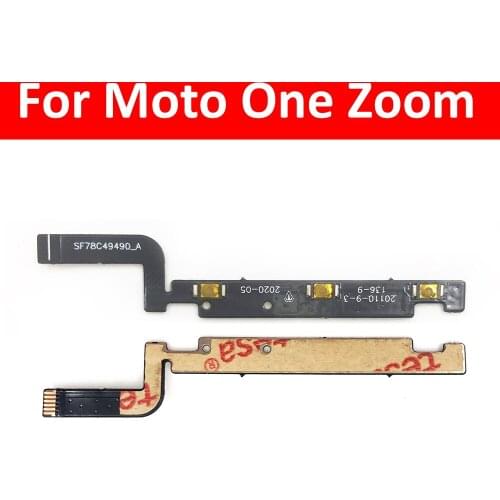 10Pcs/Lot, Side Key For Motorola Moto E6 E7 Plus Z4 One Zoom Power Switch On/Off Button Volume Key Button Flex Cable