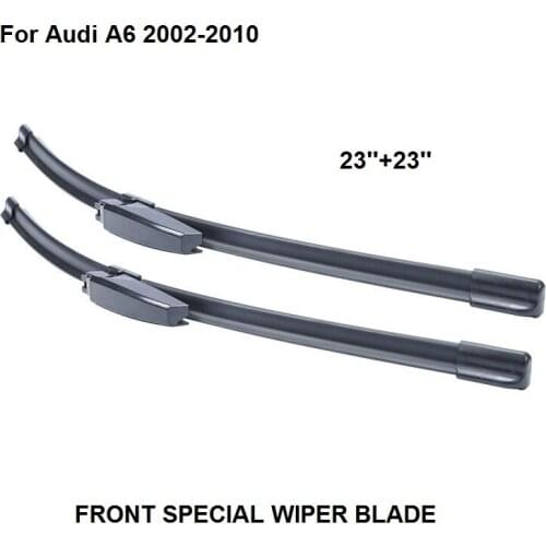 X2 Pieces/1 Pair Car Window Front Wiper Blade For Audi A6 2002-2010 23''+23'' Set New
